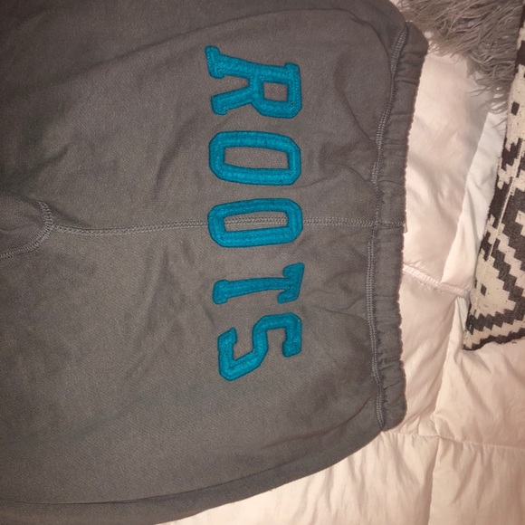 COPY - Grey Roots sweatpants with light blue/teal… - Picture 3 of 3